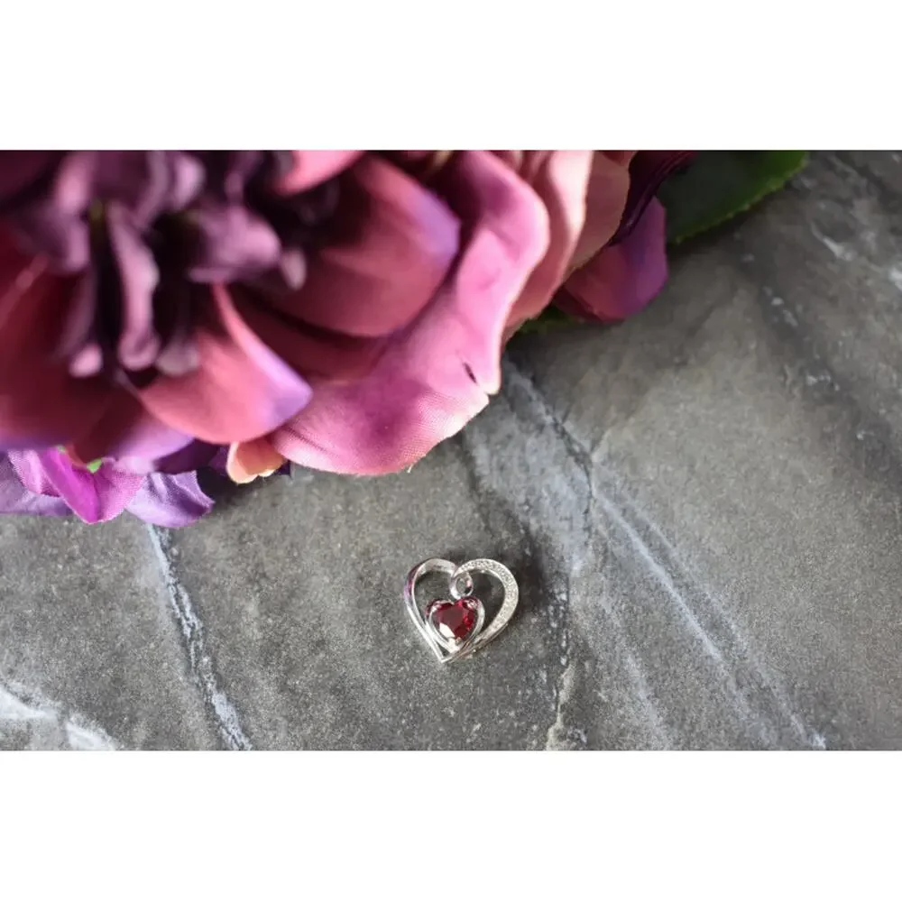 925 STERLING SILVER SPINEL & CZ 